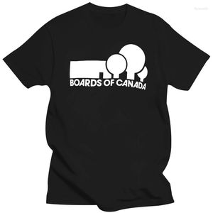 Herren-T-Shirts, bedrucktes Herren-Shirt, Baumwolle, O-Ausschnitt, T-Shirts, Boards of Canada-Logo, kurzärmeliges Damen-T-Shirt