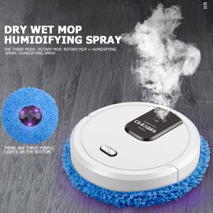 Smart Hybrid Robot Vacuum and Mop Cleaner - Electric Wet/Dry Floor Sweeping Machine with Auto Dirt Detection