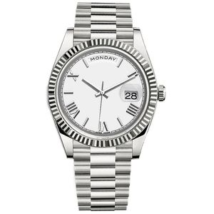 Tasarımcı Watch Man Watch Mens Watch Business Wristwatch 40mm Otomatik 2813 Hareket Zeytin Dial Paslanmaz Çelik Saatler Montre De Luxe