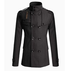 Misturas de lã masculina MRMT 2023 Novo casaco de lã masculino para terno longo blusão de lã masculino casaco de lã para homem exterior roupas casuais HKD230718