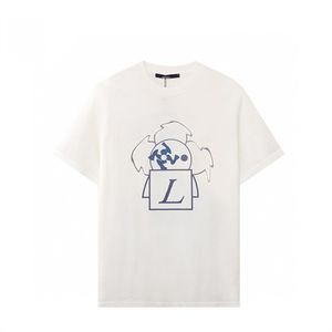 Moda T-shirt Masculina Designer T-shirt Gola redonda Manga curta Pulôver feminino com estampa de letras Camisa casual Slim Fit T-shirt Street Wear Tamanho asiático S-XXL GH56