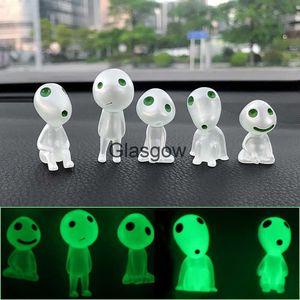 Interiördekorationer 5PCSLOT HESSIN TREE ELVES DOLL Automotive Interior Dashboard Decoration Car Ornaments Forest Spirit Elf For Princess Mononoke X0718