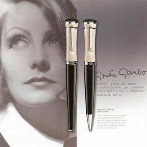 Caneta Esferográfica Limitada Monte Greta Garbo Blance Roller Ball Canetas Tinteiro Escritório Artigos de Papelaria Promoção Presente 220110205k