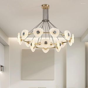 Chandeliers AiPaiTe Creative Living Room LED Crystal Chandelier Modern Bedroom Dining Lights Simple Personality Lamps And Lanterns