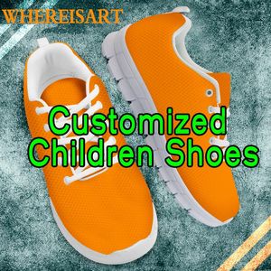 Спортивная обувь настраивал свой изображение Po Patter Boys Flats Fashion Brand Brand Children Sneakers Drop Оптовая торговля оптом