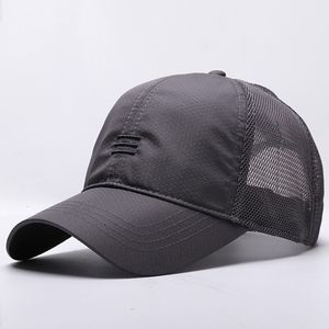 Ball Caps Männlich Große Größe Kappe Männer Summmer Mesh Truker Hüte Big Bone Man Trocken Schnell Kühl Baseball Caps M 55-60 cm L 60-65 cm 230718