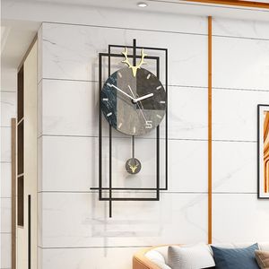 壁の時計装飾モダンデザインデジタルクリエイティブな大型時計リビングルームノルディックリロジは家と装飾を除いて