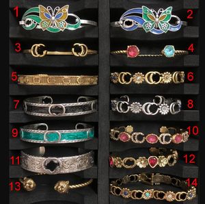 Luxurys Designer Cuff Braceletsバングル女性ファッションジュエリーチャームジュエリーアクセサリー