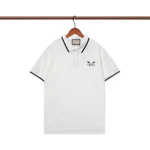 Camisas polo de grife masculinas polos casuais camisetas com estampa de letras camisetas masculinas femininas de negócios de luxo camiseta manga curta respirável tops camisetas fashion camisetas cothing M-XXXL