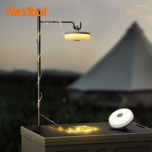 Strings Camping LED Light Strip Atmosphere Lamp Strisce flessibili portatili ricaricabili Bianco caldo per la decorazione della stanza della tenda