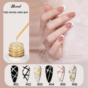 Nail Gel High density Pull Wire Glue Liner French Line Graffiti Painting Stripe Design Art Polish For DIY 230718