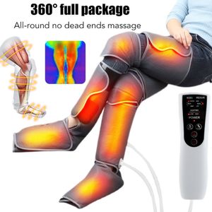 Leg Massagers Foot Air Pressure Massager Compress Pressotherapy Slim Anti Cellulite Thin Legs Muscle Relax Varicose Veins 230718