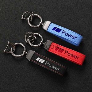 Chiave dell'automobile Moda Pelle scamosciata Portachiavi Sport Portachiavi Regalo personalizzato per BMW M Power Performance M3 M5 X1 X3 X5 X6 E46 E39 E36 Accessori auto x0718