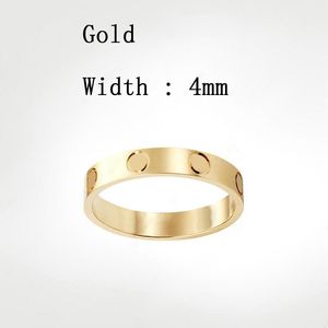 2024Womens Love Ring Mens Designer Heart Band Rings Couple Jewelry Titanium Steel Band Fashion Classic Gold Silver Rose Color screw With diamonds Size 5-10 Red box Gif