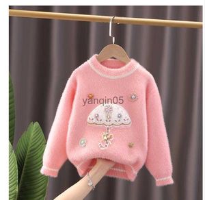 Pullover Dragonfly sweater for children HKD230719