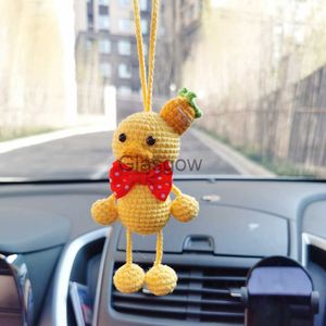 Decorazioni per interni Decorazione anatra Kawaii Accessori per auto Specchio Appeso Fascino Frutta Decor Adolescenti Interni Specchietto retrovisore Gadget per donne x0718