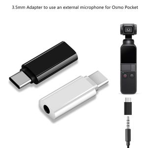 Typ C till 3,5 mm hörlur Jackadapter Aux Audio Adapter Earphone Converter Mini USB-C Music Converter för Huawei Xiaomi OnePlus