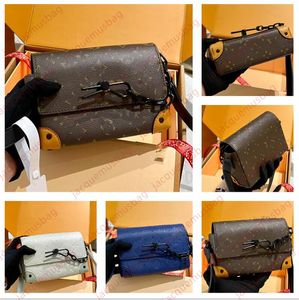 Vapur el çantası tasarımcı çanta erkek omuz crossbody zincir çantaları kaliteli perçin deri takviyeli sargı açısı messenger cüzdan dhgate sacoche satchels m82534 m82571