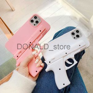 Cell Phone Cases Creative Toy Pistol Phone Case Suitable for iPhone 12 Decompression Funny Apple 11 Protective Case Any Model J230719