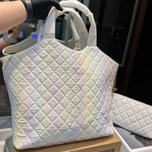Duża pojemność torba dla kobiet torby zakupowe designer torebka na ramię z Torebka Złote sprzęt akcesoria Diamond Wzór kieszonkowy