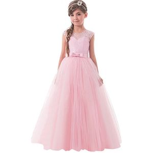 Summer Girls Dress Lace Princess Dress Tutu Party Wedding Dress Costume Abiti per bambini per ragazze Abbigliamento per bambini 10 12 14 anni