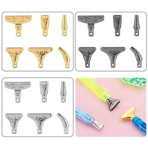 Sying Notions Tools 1set DIY Handgjorda Craft Diamond Målning Cross Stitch Accessories for Metal Point Drill Pen Tip260V