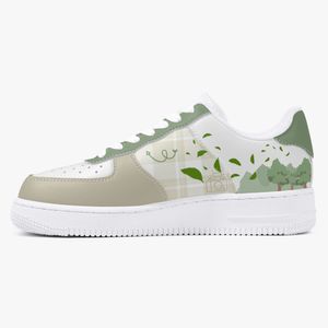 DIY-skor Mens Running Shoes One For Men Women Platform Casual Sneaker Classic White Black Cartoon Graffiti Green Trainers Outdoor Sports 36-48 103394