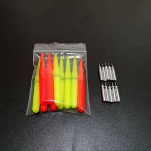 Fishing Accessories 10pcslot RedYellow Lightsticks Fishing Float Accessory LED Electric Light stick Night Fishing Tackle Tool B578 230718