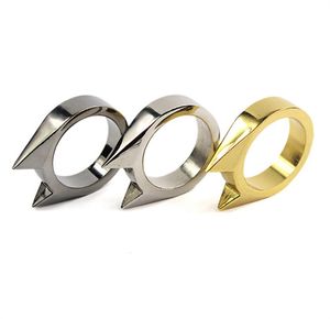 Cats Ear Ring Stainless Steel Survival Edc Tool Ring For Women Men Cute Wholesales JL1621