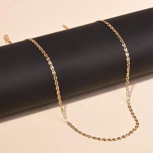 Chains Fashion Clothing Necklace Gold Plated Design Men's Copper Jewelry Faded