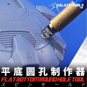 プロのハンドツールセットギャラクシーT09B10-12フラットボトムラウンドホール1-6mmコーナー/リベットメーカーガンダムDIYのハンドル付きナイフをマークする