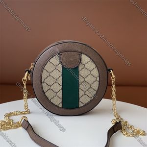 Designerskie okrągłe torby na ramię Kobieta mini skórzana torebki kobiet luksusowa marka ophidia torebka crossbody bagddad