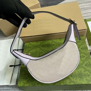 Качественные дизайнерские сумки в продаже Ophidia плечо пакеты Canvas буква вышитая кошелек кожаная отделка роскошные багет