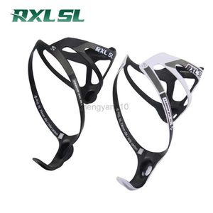 Water Bottles Cages RXL SL Carbon Bottle Cage 2pcs Road Bicycle Lightweight UD Matte Black Mtb Bottle cages Mountain Bike Bottle Holder HKD230719