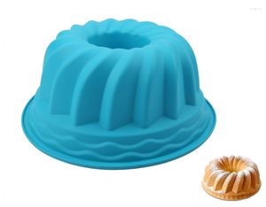 Stampi da forno 23x10cm Classica zucca Forma rotonda Stampo in silicone Pasticceria Bake Ware Torta fai da te Choclate Desert Mold Pan For Children