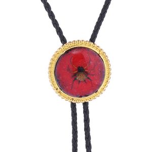 Bolo wiąże nowy europejski i amerykański Golden Spider Bolo Tie HKD230720