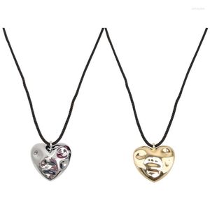 Pendant Necklaces Trendy Heart Choker Fashionable Clavicle Chain Perfect Gift For Girls