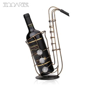 Ведра ICE и кулеры Tooarts Cat Wine Rack Dercoary Holder полка металл практическая скульптурная стенда хранилище дома декор подарки 230719