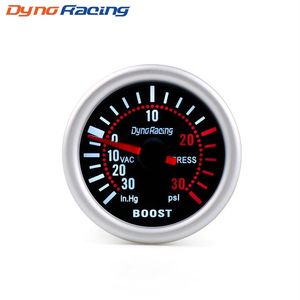 Dynoracing 2 '' 52 mm Universal Smoke Len Turbo BOOST Wskaźnik PSI Wskaźnik Wskaźnik Wskaźnika Diodowego Miernika Miernika samochodu 12V LED Miernik samochodu 288t