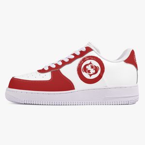 Sapatos DIY sapatos de grife masculino tênis de corrida um para homens e mulheres plataforma tênis casual Clássico Branco Preto vermelho graffiti formadores esportes ao ar livre 36-48 8875