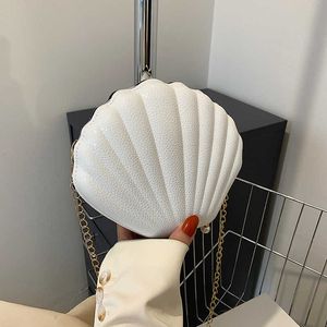 Mode Shell Design Umhängetasche Sommer Strand Kette Schulter Kleine Clutch Tasche für Frauen Modische Dekoration