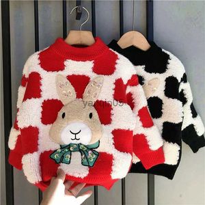 Pullover Children Clothes Baby Girl Boys Sweater Winter Kids Christmas Knitted Sweater Warm Boy Girl Christmas Costume Gift 3 to 10 Years HKD230719