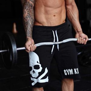 Mäns shorts Nya lösa shorts kör jogging sport gym fitness bodybuilding sweatpants manlig träning träning märke knä längd bomullshort byxa l230719