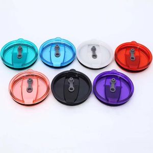 30oz Colorful Lids Spillproof Covers For Stainless Steel Cups Novelty Leak Spill Proof Plastic Covers