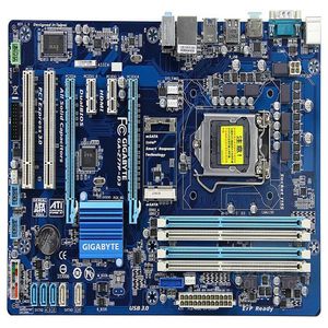 الأصلي لـ GA-Z77P-D3 LGA 1155 DDR3 Z77P-D3 لوحات 32GB USB3 0 Z77 سطح المكتب اللوحة الأم.