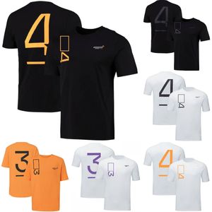 F1 Racing Team Drivers T-shirt Formula 1 Fãs de mangas curtas T-shirt Sport Sport Brand Mens Womens Outdoor Casual Casual Jersey