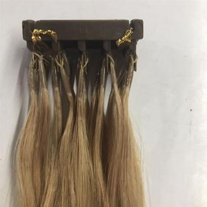 En kaliteli Remy İnsan Saçı 6D -2 Önceden Bitmiş Saç Uzatma Uzunluğu 14 ''-26 '' 0 5G Strand 100g 200S267N