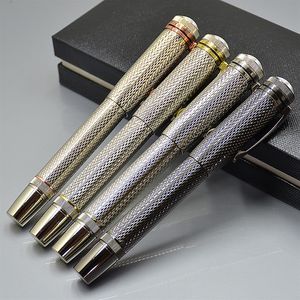 Высококачественное наследство 1912 Коллекция Black Metal Roller Ball Pen Stationery Office School Supply Написание плавного шарика PE2133