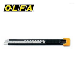 Professional Hand Tool Sets OLFA S Black Metal Case Small Lightweight Grip 9mm And Compact Utility Knife