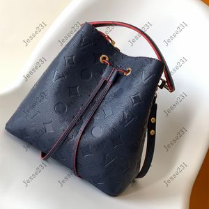 10A designer bag Women Genuine Leather NEONOE MM bucket bag Shoulder bags Embossing totes Crossbody Bag Handbags Tote bag Wallets backpack with Original Box 26cm